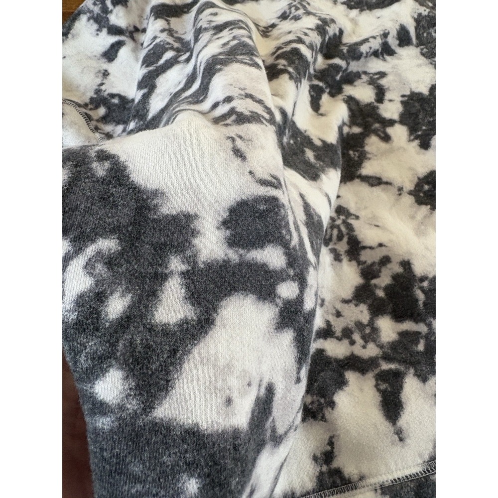 Hollister Hoodie Women's Medium Tie Dye Cotton Sweatshirt Black White‎ Dragon - Picture 16 of 16